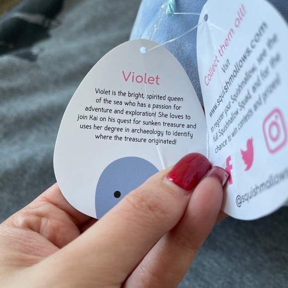 Violet Octopus Squishmallow - Picture 3 of 3